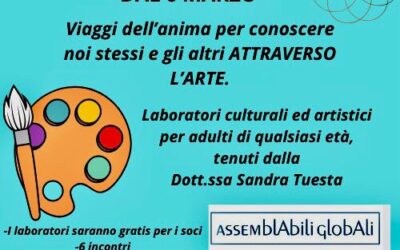 laboratorio di arte e cultura tenuto dalla dott.ssa Sandra Tuesta.